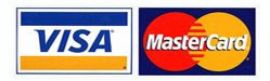 Aceptamos Tarjetas VISA y MasterCard